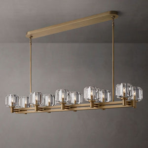 Sebendek Double Linear Chandelier 54"