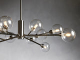 Sera Glass Globe Chandelier 36"47"59"