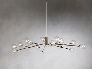 Sera Glass Globe Chandelier 36"47"59"
