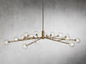 Sera Glass Globe Chandelier 36"47"59"