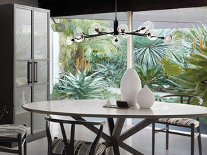 Sera Glass Globe Chandelier 36"47"59"