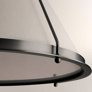 Sheirz Linen Flush Mount