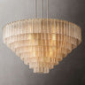 Sherlock Clear Glass Round Chandelier 52"