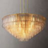Sherlock Clear Glass Round Chandelier 52"