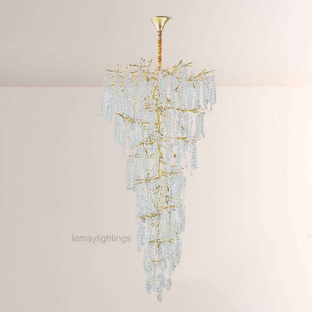 Shiro Noda Crystal Tree Branch Chandelier 95