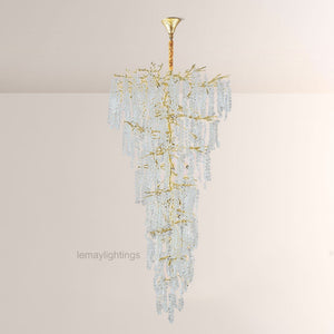 Shiro Noda Crystal Tree Branch Chandelier 95