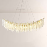 Shiro Noda Crystal Tree Branch Linear Chandelier 72