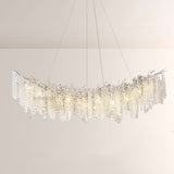Shiro Noda Crystal Tree Branch Linear Chandelier 72