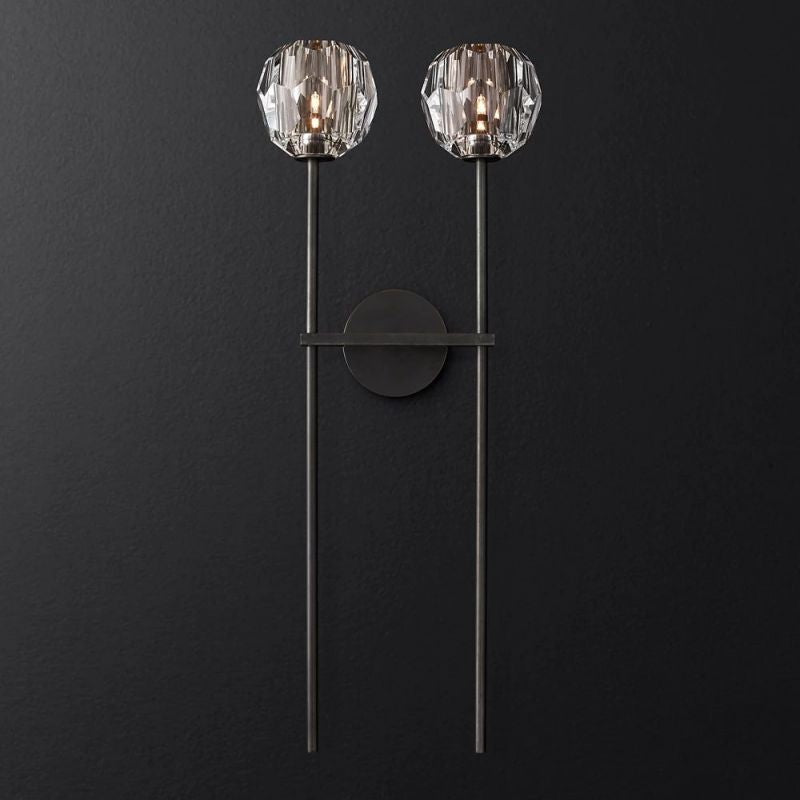 Sibole Glass Double Sconce