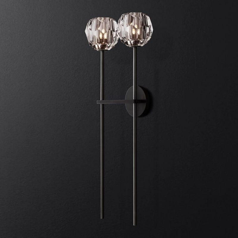 Sibole Glass Double Sconce
