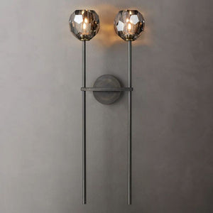 Sibole Glass Double Sconce