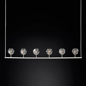 Sibole Glass Linear Chandelier 60"