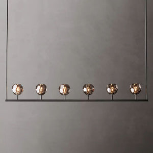 Sibole Glass Linear Chandelier 60"