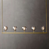 Sibole Glass Linear Chandelier 48"