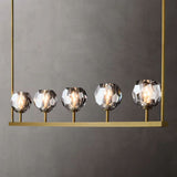 Sibole Glass Linear Chandelier 48"