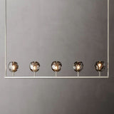 Sibole Glass Linear Chandelier 48"