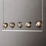 Sibole Glass Linear Chandelier 48"