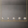 Sibole Glass Linear Chandelier 48"