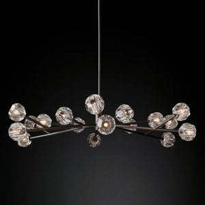 Sibole Glass Round Chandelier 60"