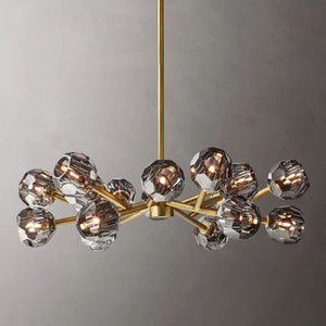 Sibole Glass Round Chandelier 36"