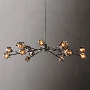 Sibole Glass Round Chandelier 60"