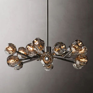 Sibole Glass Round Chandelier 36"
