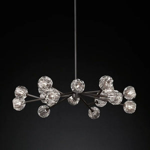 Sibole Glass Round Chandelier 48"