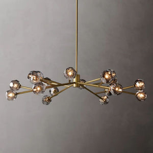 Sibole Glass Round Chandelier 60"