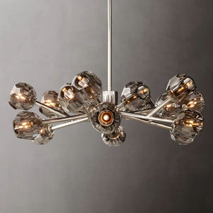 Sibole Glass Round Chandelier 36"