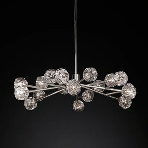Sibole Glass Round Chandelier 48"