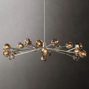 Sibole Glass Round Chandelier 60"