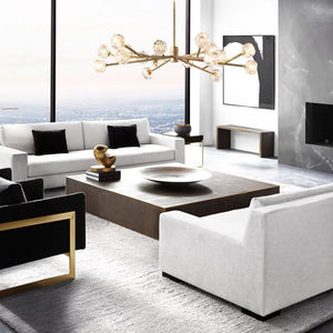 Sibole Glass Round Chandelier 60"