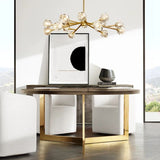 Sibole Glass Round Chandelier 60"