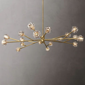 Sibole Glass Round Chandelier 72"