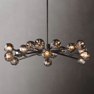 Sibole Glass Round Chandelier 48"