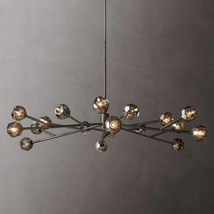 Sibole Glass Round Chandelier 72"