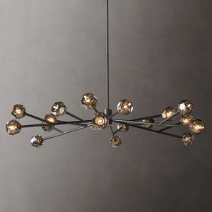 Sibole Glass Round Chandelier 72"