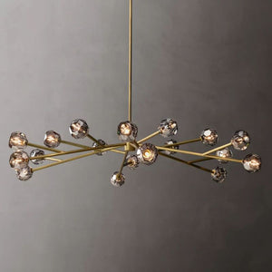 Sibole Glass Round Chandelier 72"