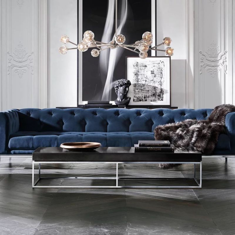 Sibole Glass Round Chandelier 60"
