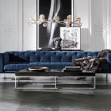 Sibole Glass Round Chandelier 60"