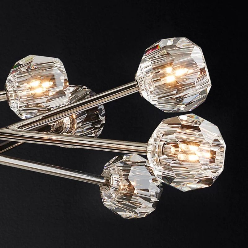 Sibole Glass Round Chandelier 60"