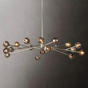 Sibole Glass Round Chandelier 72"