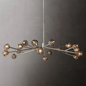 Sibole Glass Round Chandelier 72"