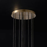 Sibole Glass Round Cluster Chandelier 14"