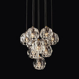 Sibole Glass Round Cluster Chandelier 14"