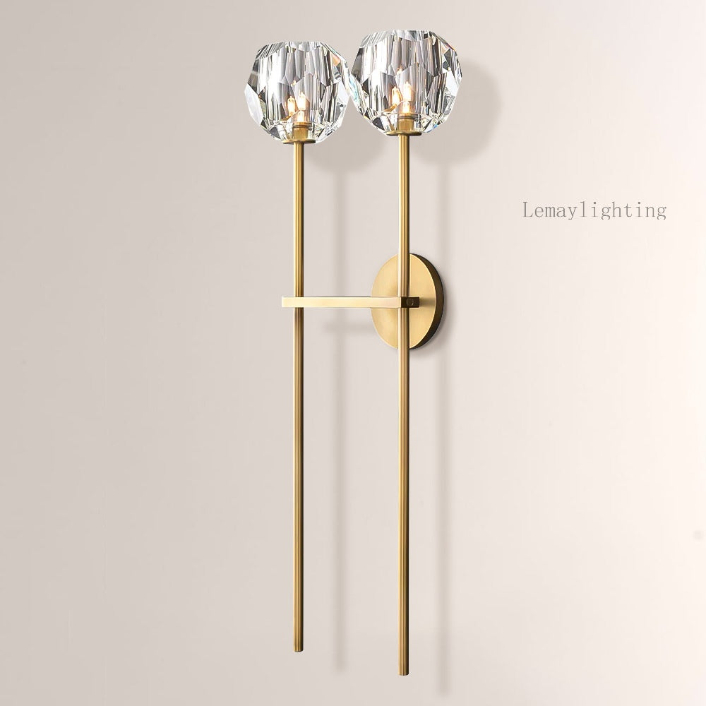 Sibole Glass Double Sconce