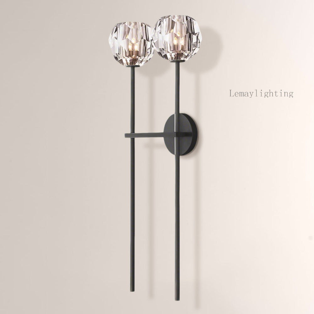 Sibole Glass Double Sconce