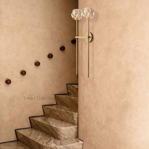 Sibole Glass Double Sconce