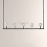 Sibole Glass Linear Chandelier 48"