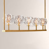 Sibole Glass Linear Chandelier 48"